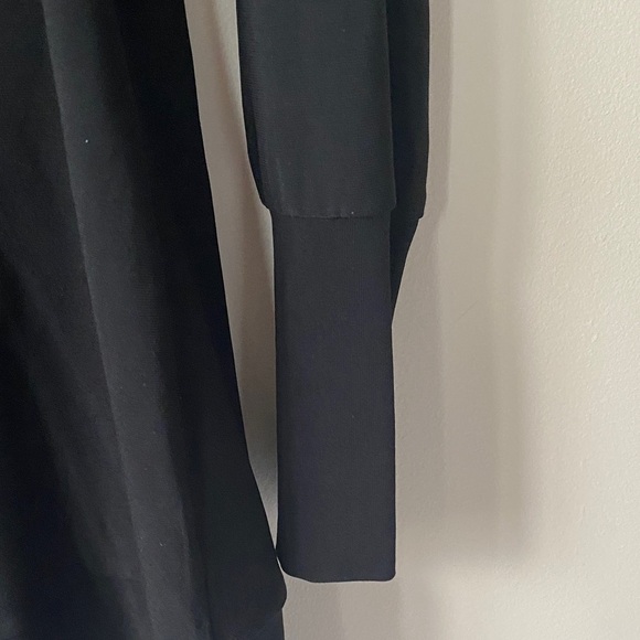 Sympli Black Drape Neck Blouse - Picture 5 of 6